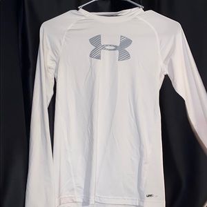 White under armor shirt